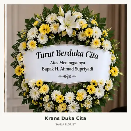 Krans Bunga Duka Bojonggede
